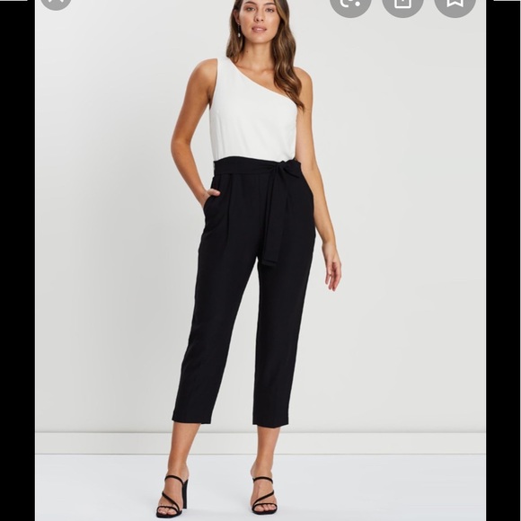 Banana republic one shoulder jumpsuit Clearance
